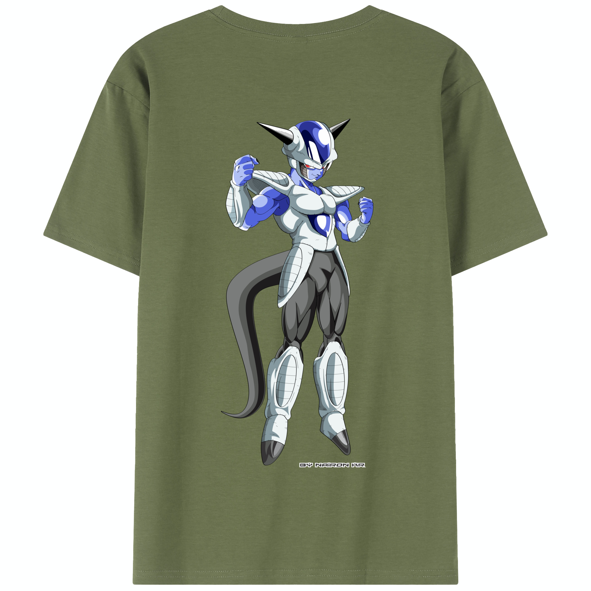 （画像用） ドラゴンボール フリーザ DRAGON BALL Frieza 綿100％半袖Tシャツ（背面プリント）